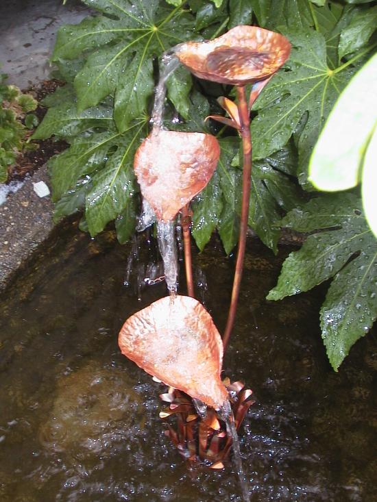 Hammered Copper Fountain