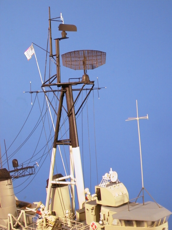 Brass Radar and Micro Solder Rigging Detail