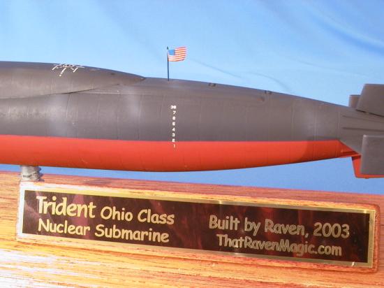 Trident Sub Nameplate