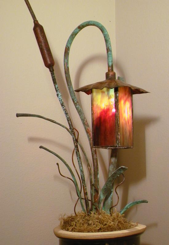 Copper Lighting Sculpture